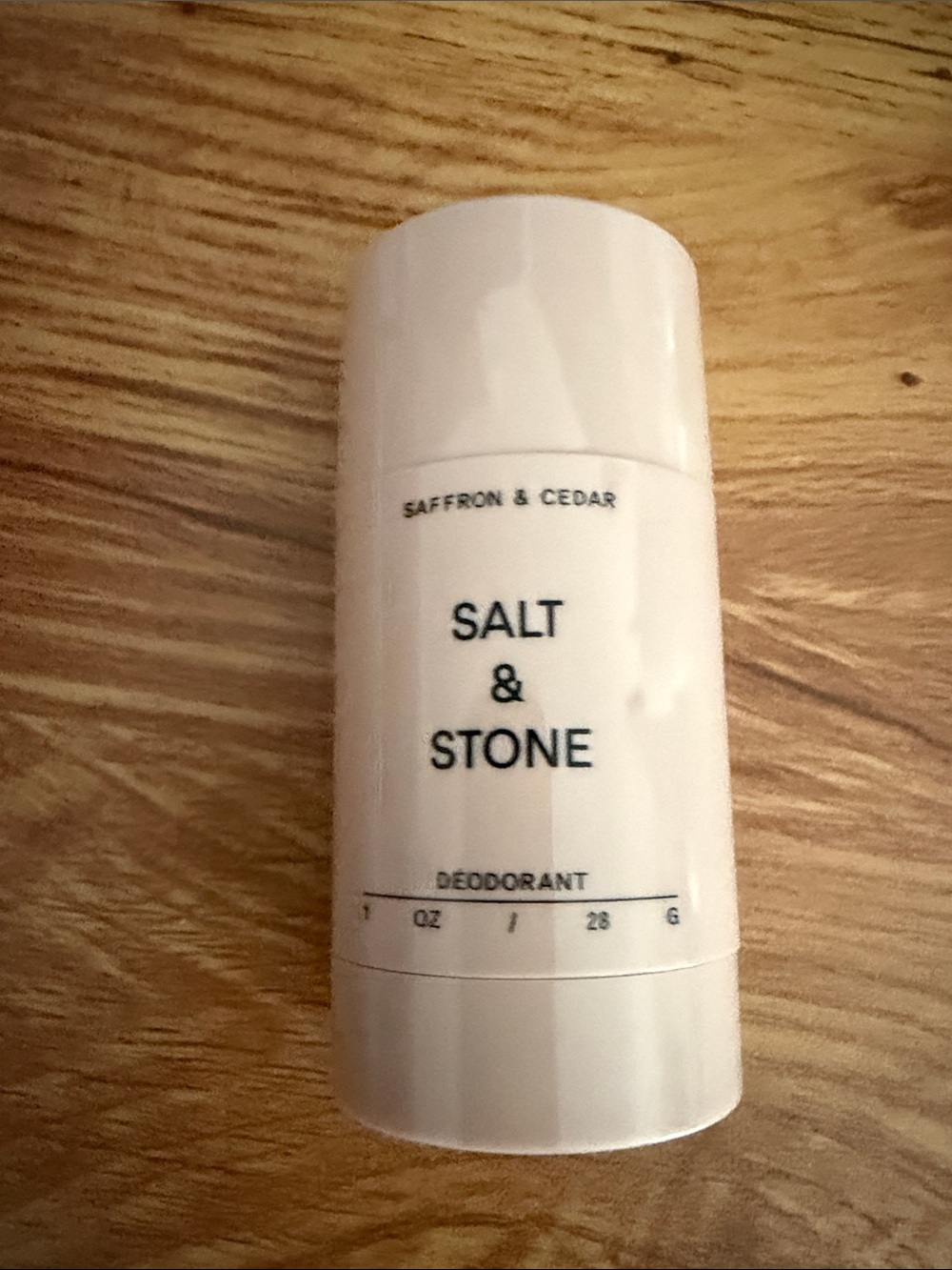 NEW Salt & Stone Saffron & Cedar Deodorant Travel Size